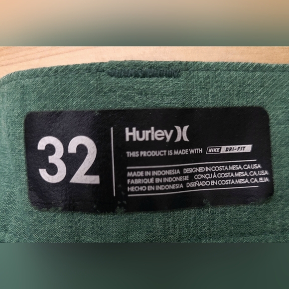 Nike/Hurley Men's Green Dri-fit Shorts - Picture 6 of 6